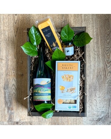 Summer Wine Crate Gift Basket