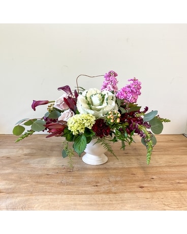 Berries + Blush Flower Arrangement