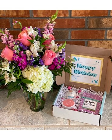 Birthday Combo Flower Arrangement