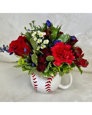 Play Ball Flower Arrangement