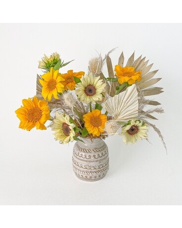 Golden Hour - Lovely and Lush Flower Arrangement
