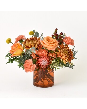 Orange Harvest - Sweet & Petite Flower Arrangement