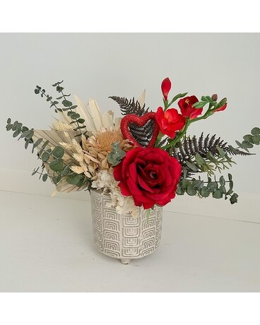 Ruby Bloom - Dried Arrangement Flowers