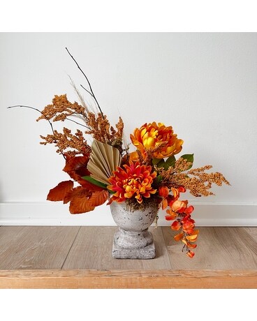 Mossy Amber - Dried Arrangement Flowers