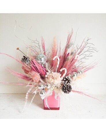 Pinkmas - Dried Arrangement Flowers