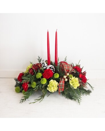 Santa's Helper Centerpiece Flowers