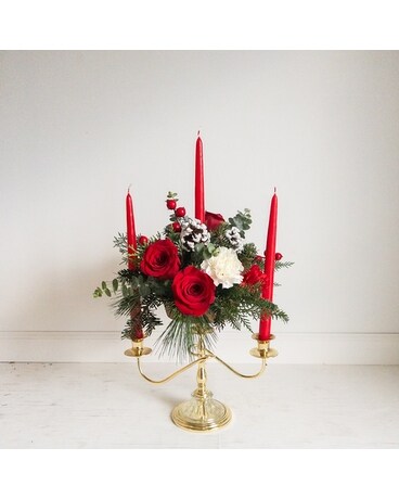 The Christmas Carol Candelabra Flowers