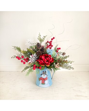 Snow Day - Dried Arrangement Flower Arrangement
