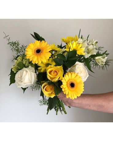 Yellow Cut Bouquet Flower Arrangement