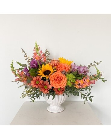 William's Pumqueen Flower Arrangement
