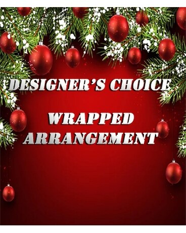 Designer's Choice Wrapped Bouquet Flower Arrangement