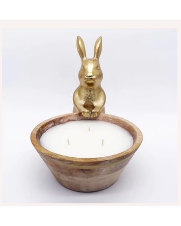 FLOWER MARKET LARGE BUNNY CANDLE Flower Arrangement