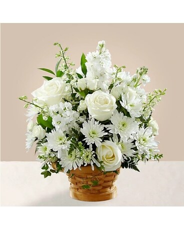 Heartfelt Condolences Basket Funeral Arrangement