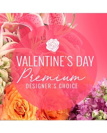 VALENTINE'S DAY FLORALS PREMIUM DESIGNER'S CHOICE Flower Arrangement