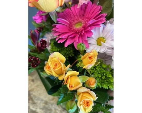 Designer's Choice Wrapped Bouquet Flower Arrangement