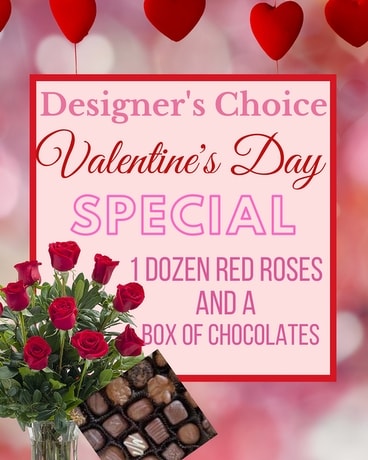 Valentine's Special Flower Arrangement