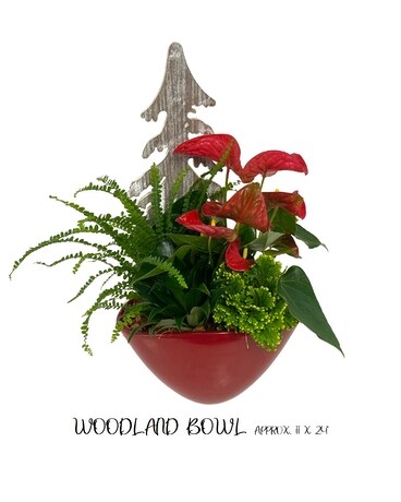Woodland Bowl Flower Arrangement