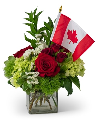 Celebrate Canada Day! Flower Arrangement