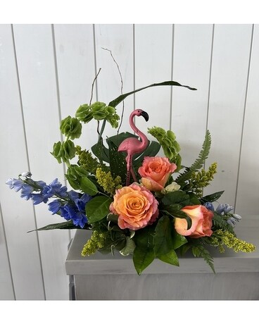 Tickle Me Pink Flower Arrangement