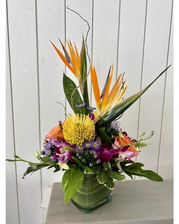 Birds in Paradise Flower Arrangement