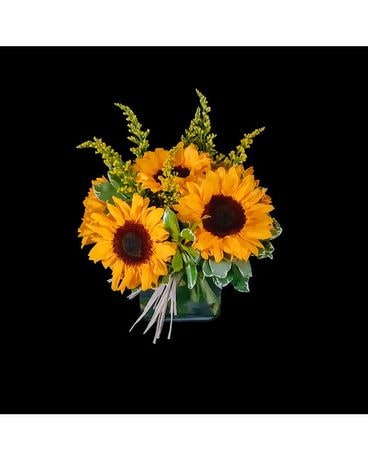 Mellow Yellow Flower Arrangement