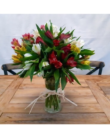 Parrot Lilies Flower Arrangement