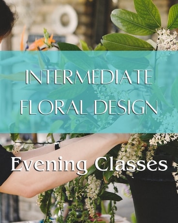 Evening Intermediate Floral Design Classes Flower Arrangement