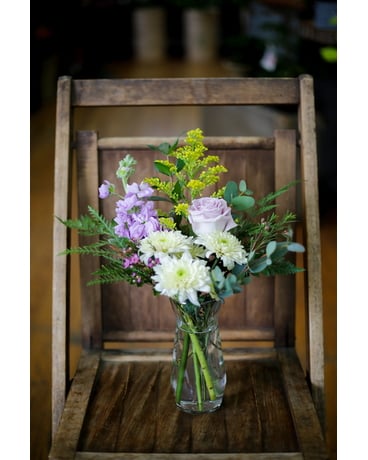 Petite Posy - Mauve Flower Arrangement