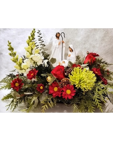 BLESSING FROM GOD CENTERPIECE Flower Arrangement