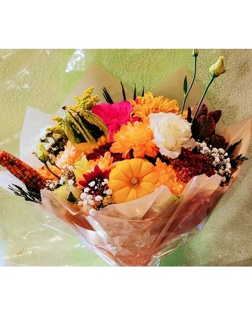 Designer Choice Pumpkin Harvest Bouquet Bouquet