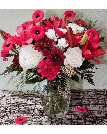 Designer Choice Remembrance Day in Vase Flower Arrangement
