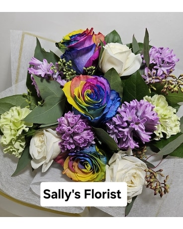 Sally's Spring Rainbow bouquet Flower Arrangement