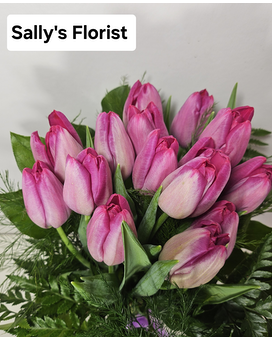 Sally's International Women's Day Tulips Flower Arrangement