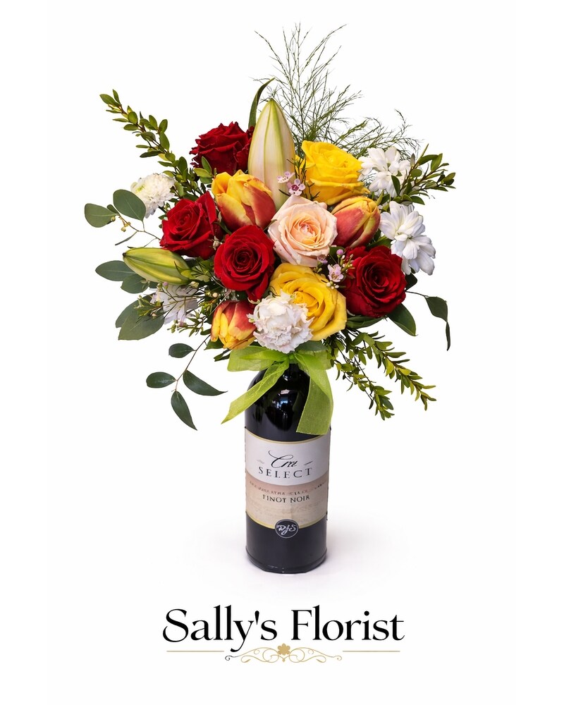 Sally's Wine and Dine bouquet in Maple Ridge BC - Sally Florist
