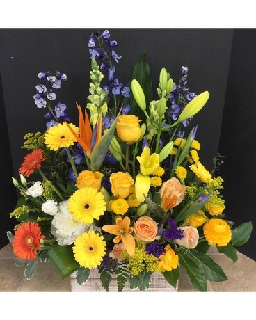 Rainbow Extravaganza Flower Arrangement