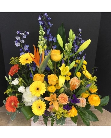 Rainbow Extravaganza Flower Arrangement