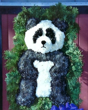 Panda Bear Sympathy Arrangement