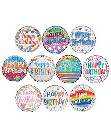 Happy Birthday Air Filled Balloon Gifts