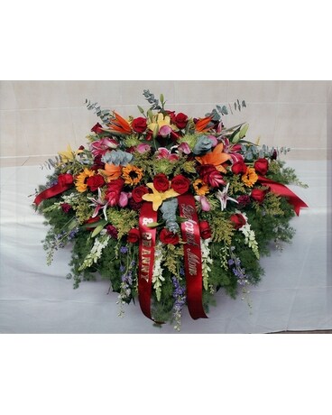 Casket Spray 25 Flower Arrangement
