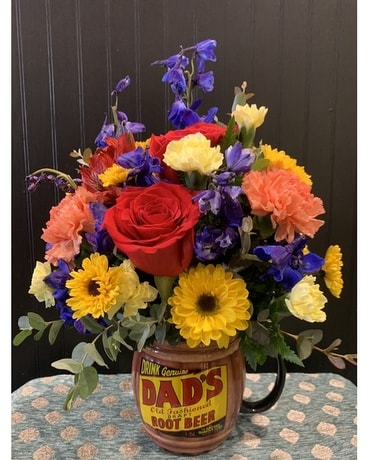 Dad's Root Beer Bouquet Flower Arrangement