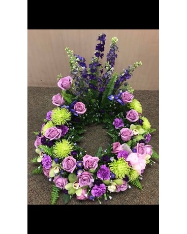 Eternal Peace Wreath Sympathy Arrangement