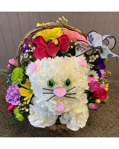 Cheerful Kitten Bouquet in Frankfort IL The Flower Cottage - Main Image