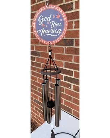 God Bless America Wind Chime Gifts