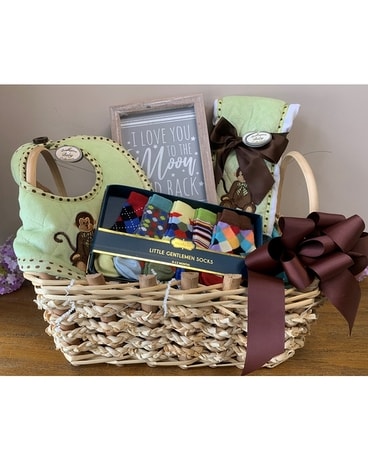 Monkey Baby Gift Basket Gift Basket