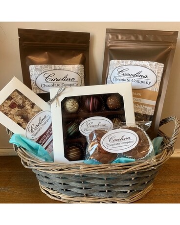 Carolina Chocolate Gourmet Basket Gift Basket