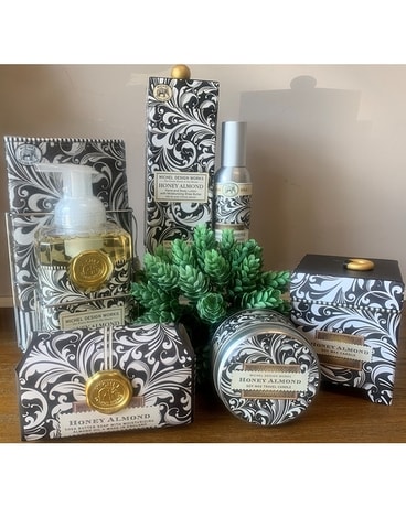 Michel Design Works Honey Almond Gift Basket Gift Basket