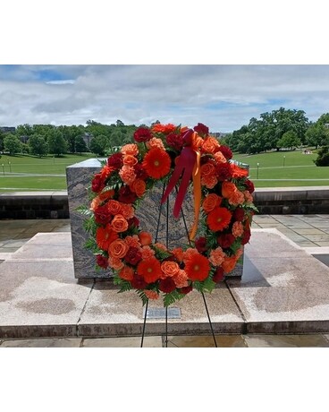 Heavenly Hokie Flower Arrangement