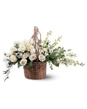 Basket of Light Flower Arrangement