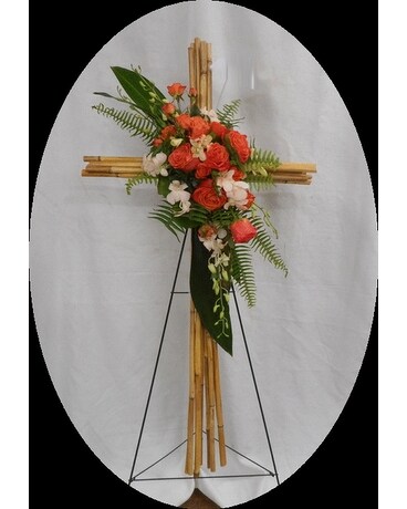 Standing Spray Funeral Arrangement