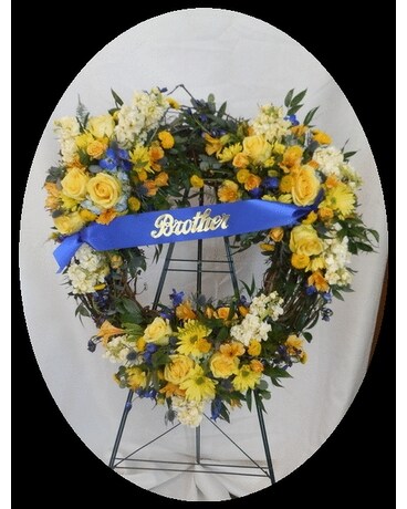 Standing Spray Funeral Arrangement